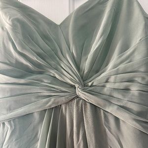 Light mint prom dress